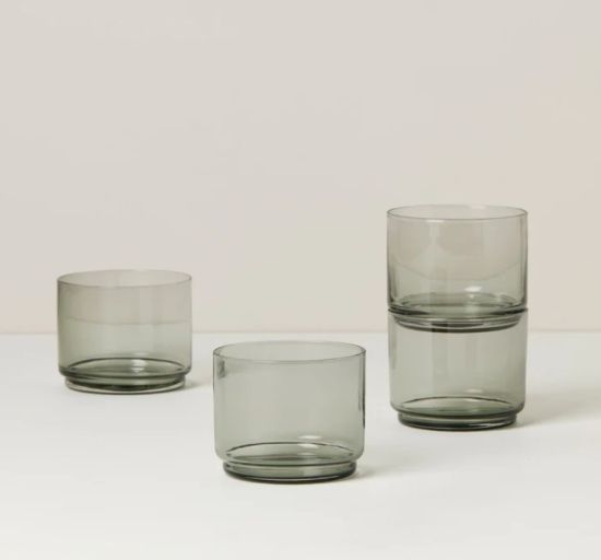 Picture of New Short Smoke Glasses, Set of 4