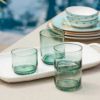 Picture of New Short Green Glasses, Set of 4