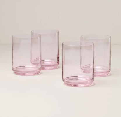 Picture of New Tall Blush Glasses, Set of 4
