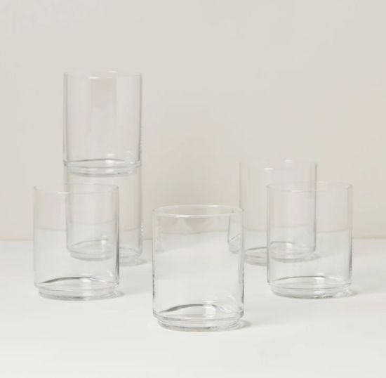 Picture of New Tall Clear Glasses, Set of 6