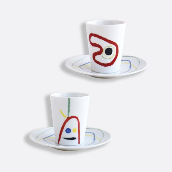 Picture of New Set of 2 Cups & Saucers 2.4 oz