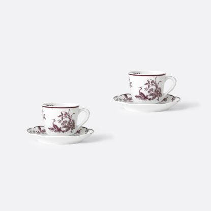Picture of New Set of 2 Moka/Espresso Cups & Saucers 2 oz