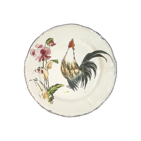 Picture of Dessert Plate 'Strutting Rooster'