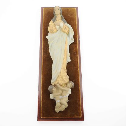 Picture of Lladro Gres Holy Virgin Wall Plaque