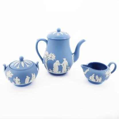 Picture of Jasperware Tea and Coffee 5 piece Service