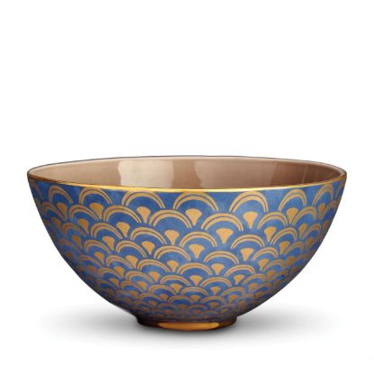 Picture of New Large Serving Bowl, Papiro Blue