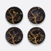 Picture of New Set of 4 Coupe Salad Plates 8.3", Ebony