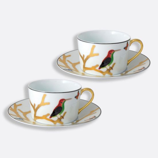 Picture of New Set of 2 Breakfast Cups & Saucers 8.5 oz