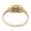 Picture of Antique 1930s Two-Tone Gold & Diamond Engagement Ring with Floral Motifs
