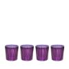 Picture of New Set of 4 Double Old Fashioned Glasses, Purple