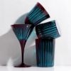 Picture of New Set of 4 Double Old Fashioned Glasses, Bordeaux