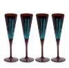 Picture of New Set of 4 Champagne Flutes, Bordeaux