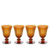 Picture of New Set of 4 Wine Glasses, Amber