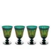 Picture of New Set of 4 Wine Glasses, Green