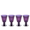 Picture of New Set of 4 Wine Glasses, Purple