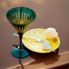 Picture of New Set of 4 Martini Glasses, Green