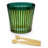 Picture of New Ice Bucket + Tongs, Green
