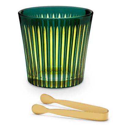 Picture of New Ice Bucket + Tongs, Green