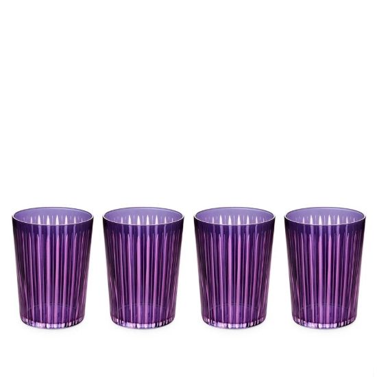Picture of New Set of 4 Highball Glasses, Purple
