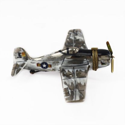 Picture of Fighter Jet US Airforce Limoges Trinket Box