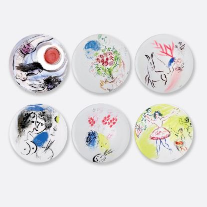 Picture of New Set of 6 Coupe Dinner Plates 10.5"