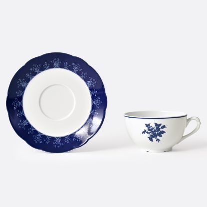 Picture of New Breakfast Cup & Saucer 8.5 oz, Bleu Nuit