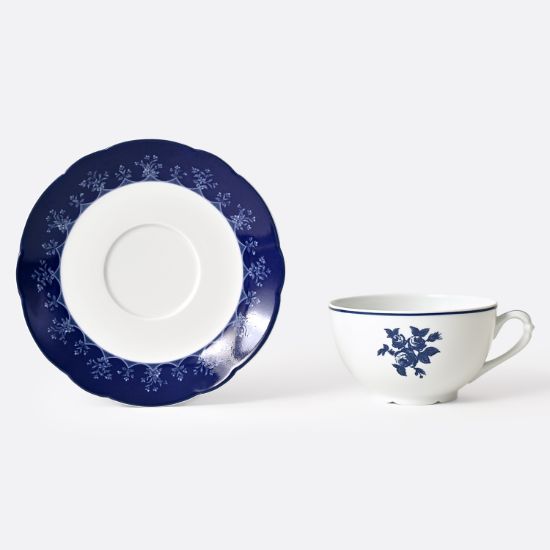 Picture of New Breakfast Cup & Saucer 8.5 oz, Bleu Nuit