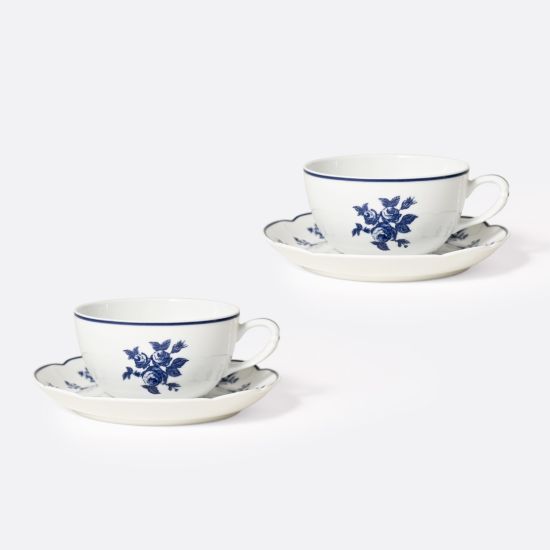 Picture of New Set of 2 Tea Cups & Saucers 4.5 oz