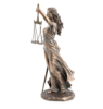 Picture of Lady Justice Standing Holding a Sword & Scales Statue