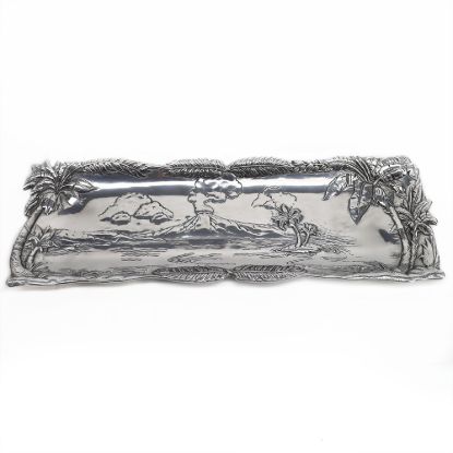 Picture of Arthur Court Volcano and Palm Tree Platter