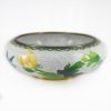 Picture of Vintage Cloisonne Bowl Peony Blossoms Low Bowl