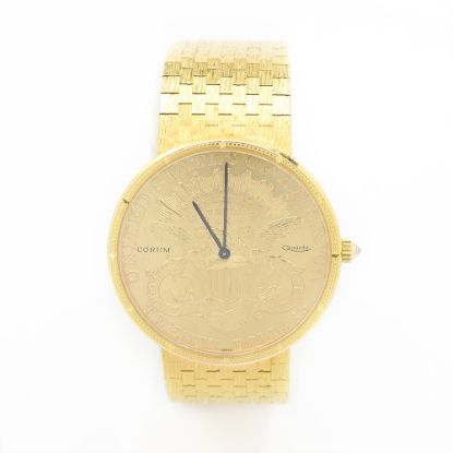 Picture of 18k Yellow Gold Corum $20 Gold Coin Watch