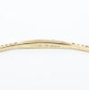 Picture of 14k Yellow Gold Diamond Flexible Bangle Bracelet