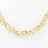 Picture of 14k Yellow Gold Diamond Infinity Link Necklace