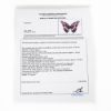 Picture of 18k White Gold Amethyst, Sapphire, & Diamond Butterfly Brooch