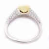 Picture of 18k Two Tone Gold Yellow Diamond Ring