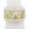 Picture of 18k Two Tone Gold with Yellow & White Diamond Ring