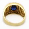 Picture of 18k Yellow Gold Sapphire & Diamond Ring
