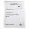 Picture of 14k Yellow Gold Bezel Set Ruby & Emerald Cross Pendant