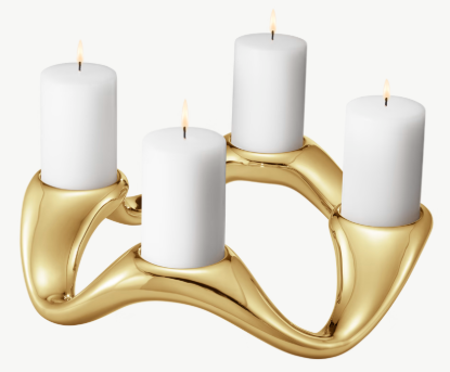 Picture of New Round Candleholder Gold