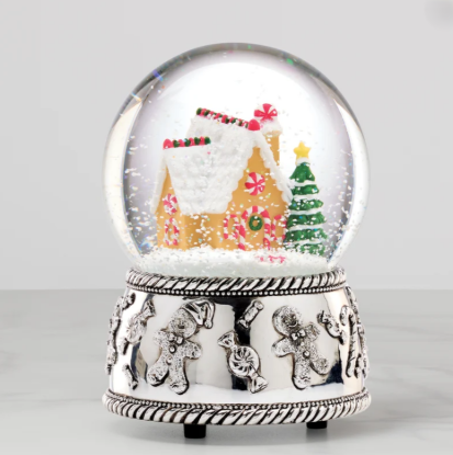 Picture of Winter Traditions Gingerbread House Musical Snow Globe