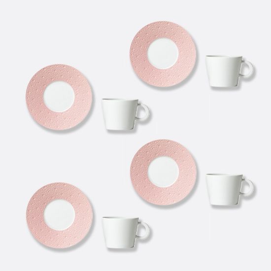 Picture of New Set of 4 Tea Cups & Saucers 5.7 oz