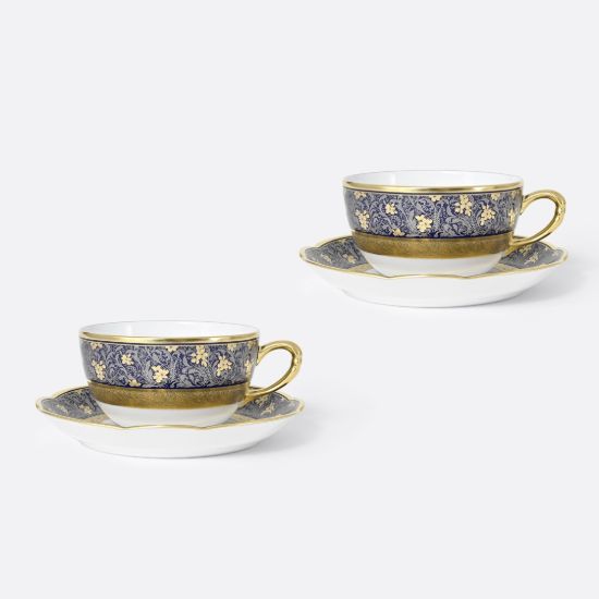 Picture of New Set of 2 Tea Cups & Saucers 4.5 oz