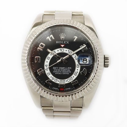 Picture of Rolex 18k White Gold & Stainless Steel Men's Sky Dweller Watch