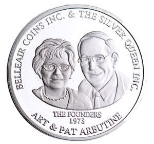 Art and Pat Silver Coin